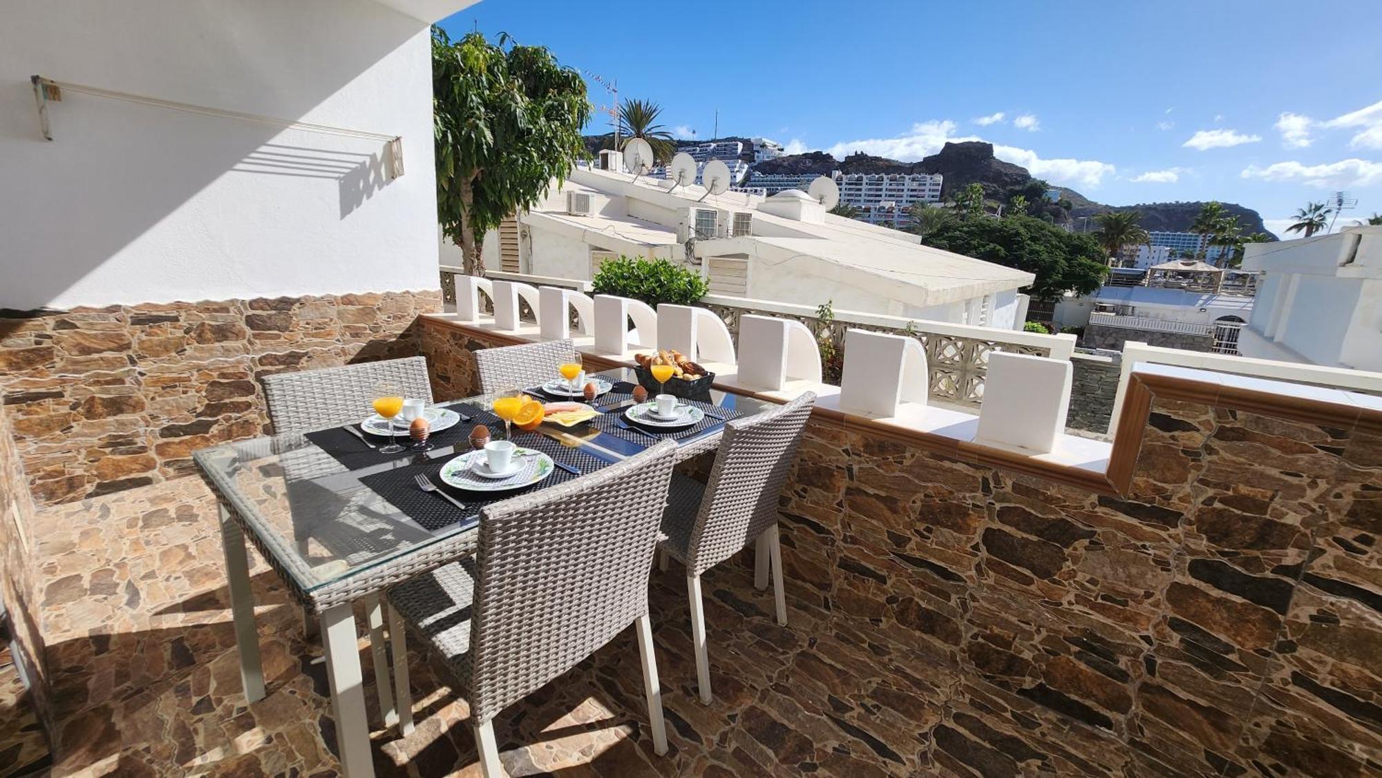 Modern Ground Floor Apartment , A Few Steps From The Beach Mogán Eksteriør billede