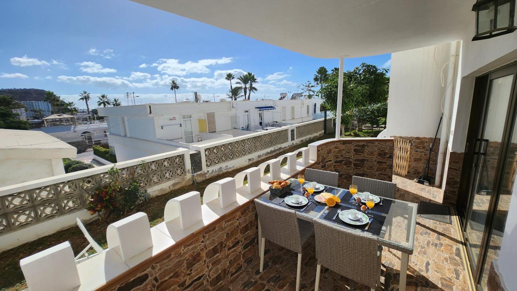 Modern Ground Floor Apartment , A Few Steps From The Beach Mogán Eksteriør billede